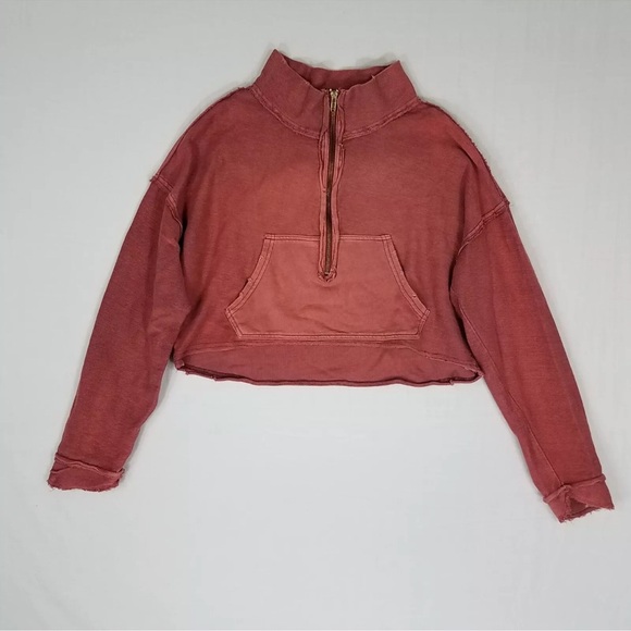 Free People quarter zip pullover - Picture 1 of 8